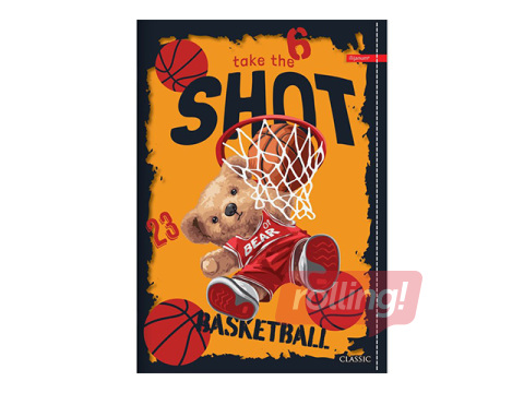 Kaustik Centrum, Basketball, ruuduline, A5, 52 lehte