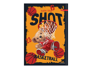 Kaustik Centrum, Basketball, ruuduline, A5, 52 lehte