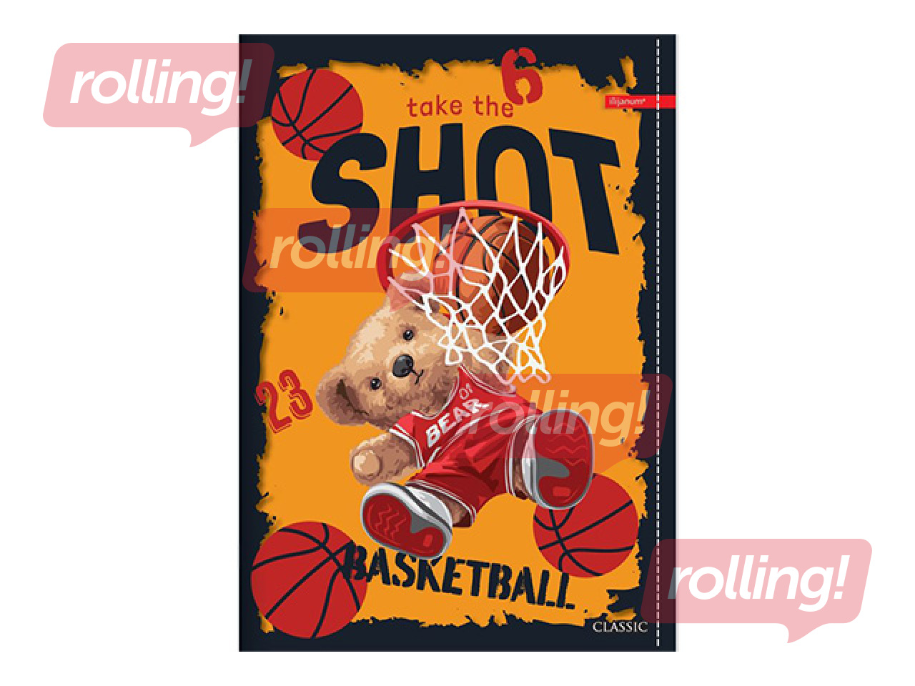 Тетрадь Centrum, Basketball, в клетку, A5, 52 листа
