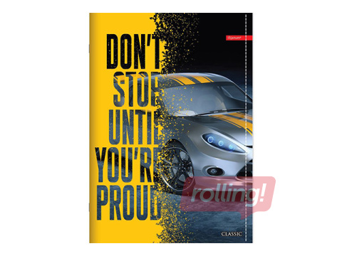 Notebook Centrum, Car, squared, A5, 52 sheets
