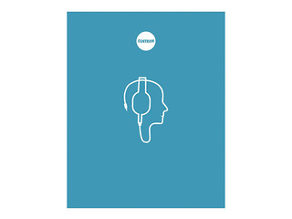 Notebook Centrum, squared, blue, A5, 96 sheets