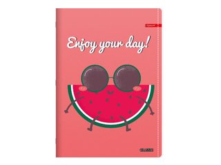 Notebook Centrum, Watermelon, lined, A4, 52 sheets