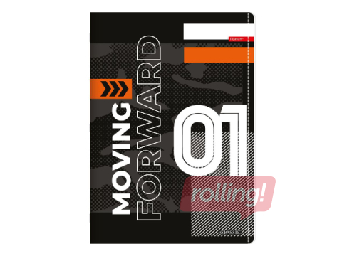 Notebook Centrum, Moving Forward, lined, A4, 52 sheets