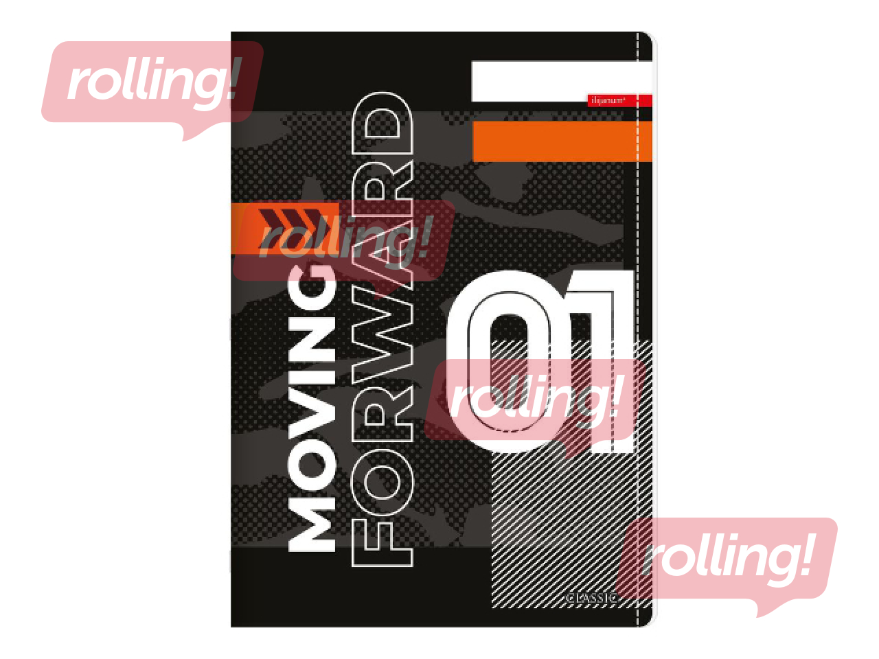Notebook Centrum, Moving Forward, lined, A4, 52 sheets