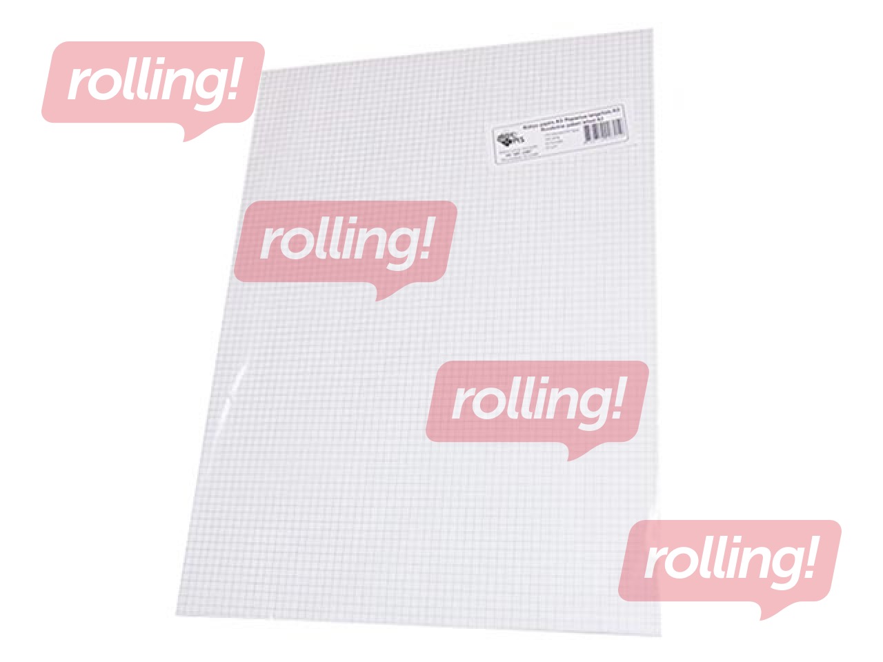 Kirjapaber ABC Jums, A3, ruuduline, 100 lehte