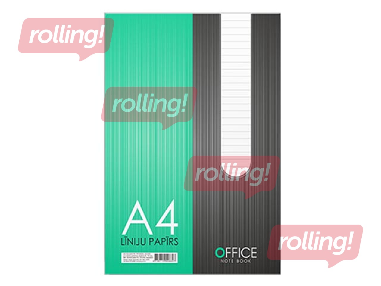 Sewing paper ABC Jums Office, A4, lined, 100 sheets
