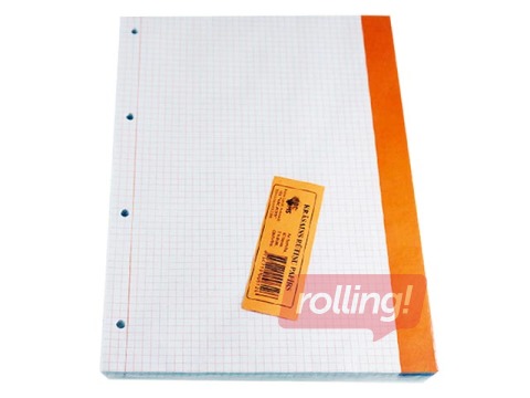 Kirjatöö paber õmblemiseks ABC Jums, A4, värviline, ruuduline, 80 lehte