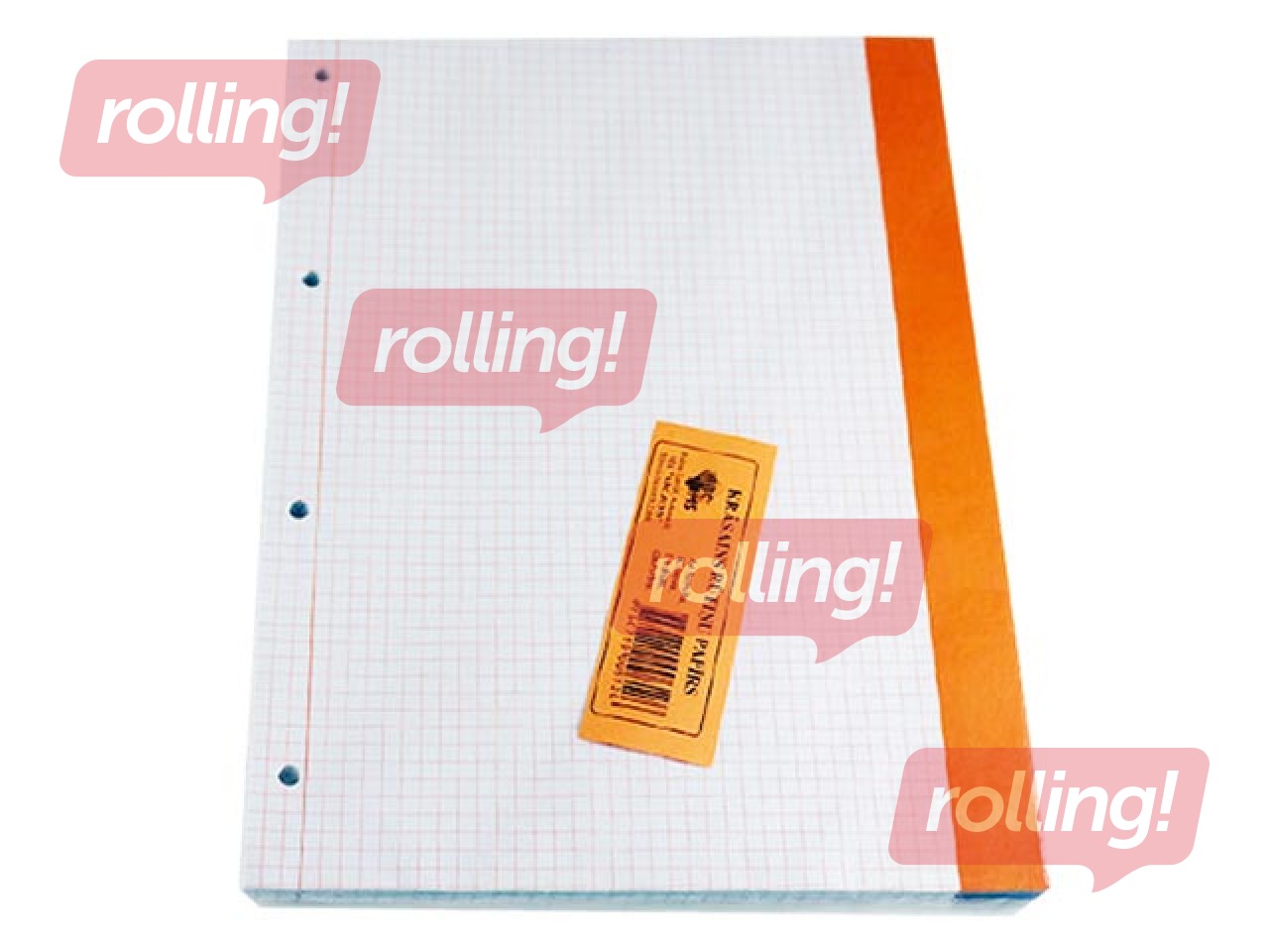 Kirjatöö paber õmblemiseks ABC Jums, A4, värviline, ruuduline, 80 lehte