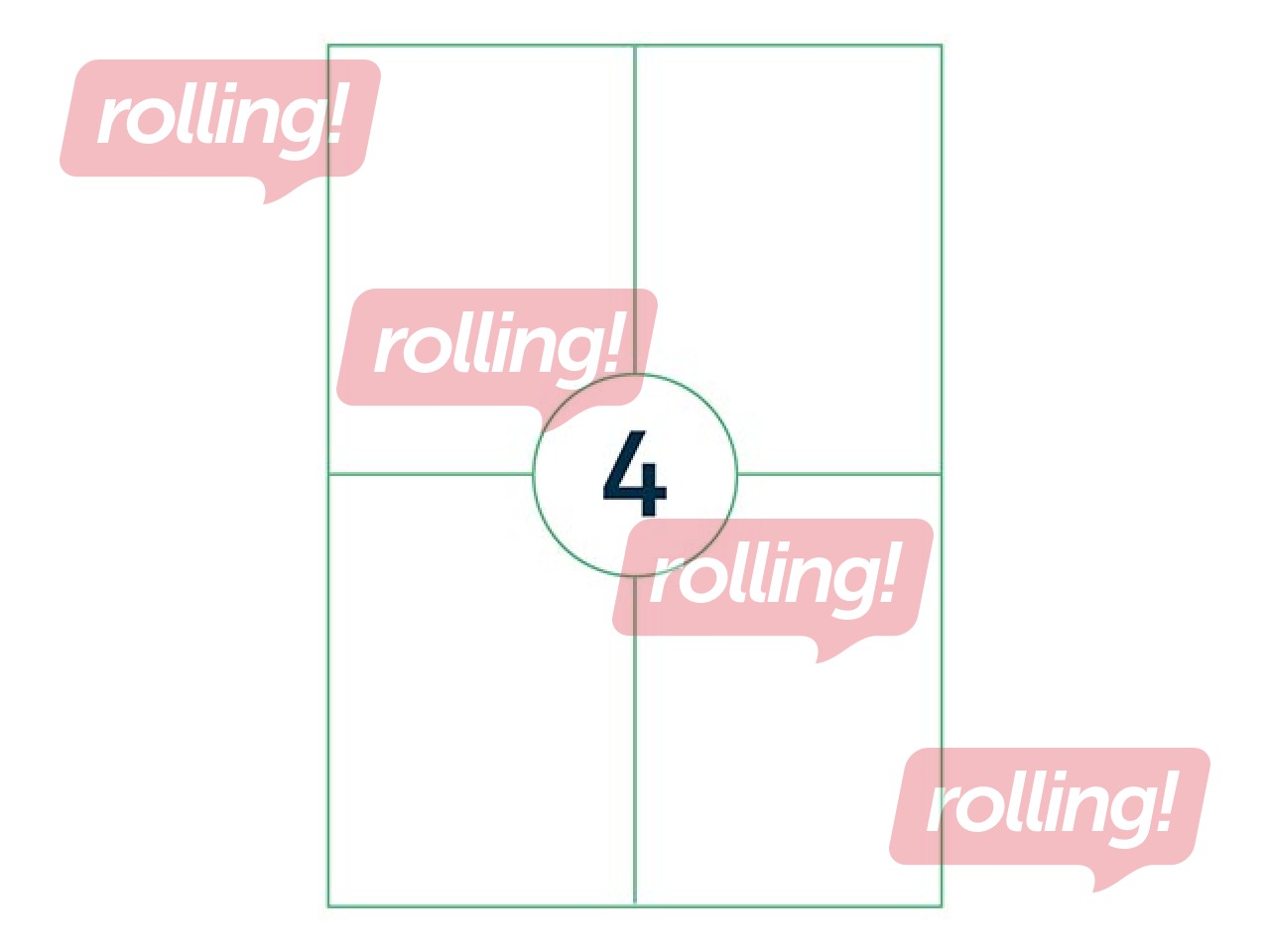 Etiketid Rillprint, A4, 105x148 mm, 100 lehte, valge 