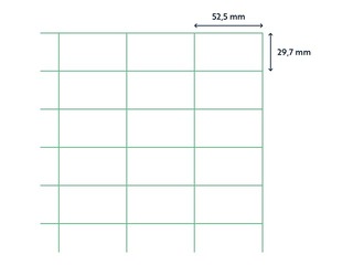 Etiketid Rillprint, A4, 52.5x29.7 mm, 100 lehte, valge 