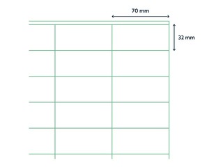 Etiketid  Rillprint, A4, 70x32 mm, 100 lehte, valge 