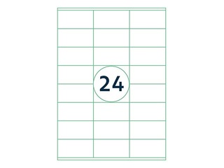 Etiketid Rillprint, A4, 70x36 mm, 100 lehte, valge 