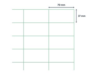Etiketid Rillprint, A4, 70x37 mm,100 lehte, valge 