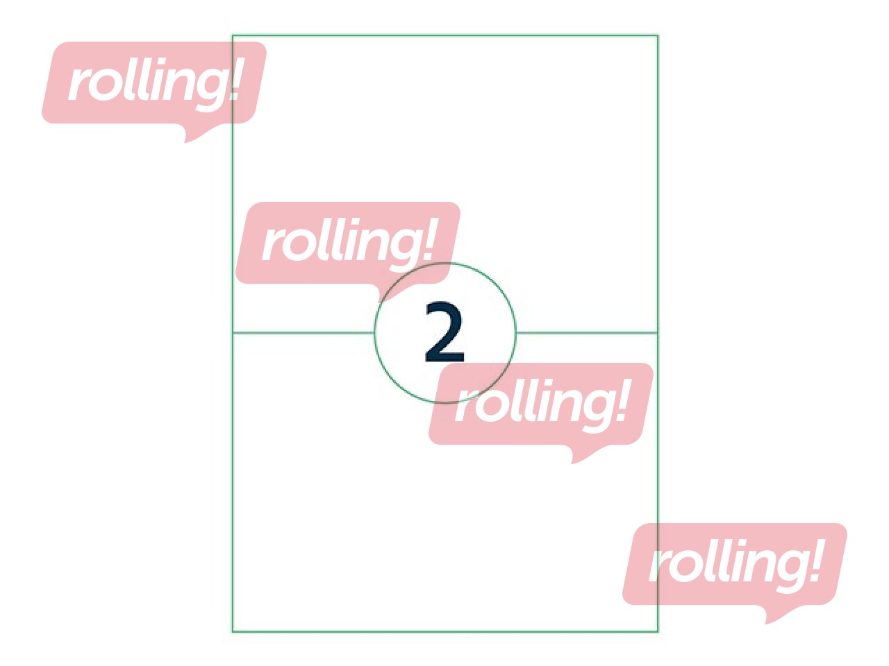 Uzlīmes Rillprint, A4, 210x148 mm,100 loksnes, baltas 