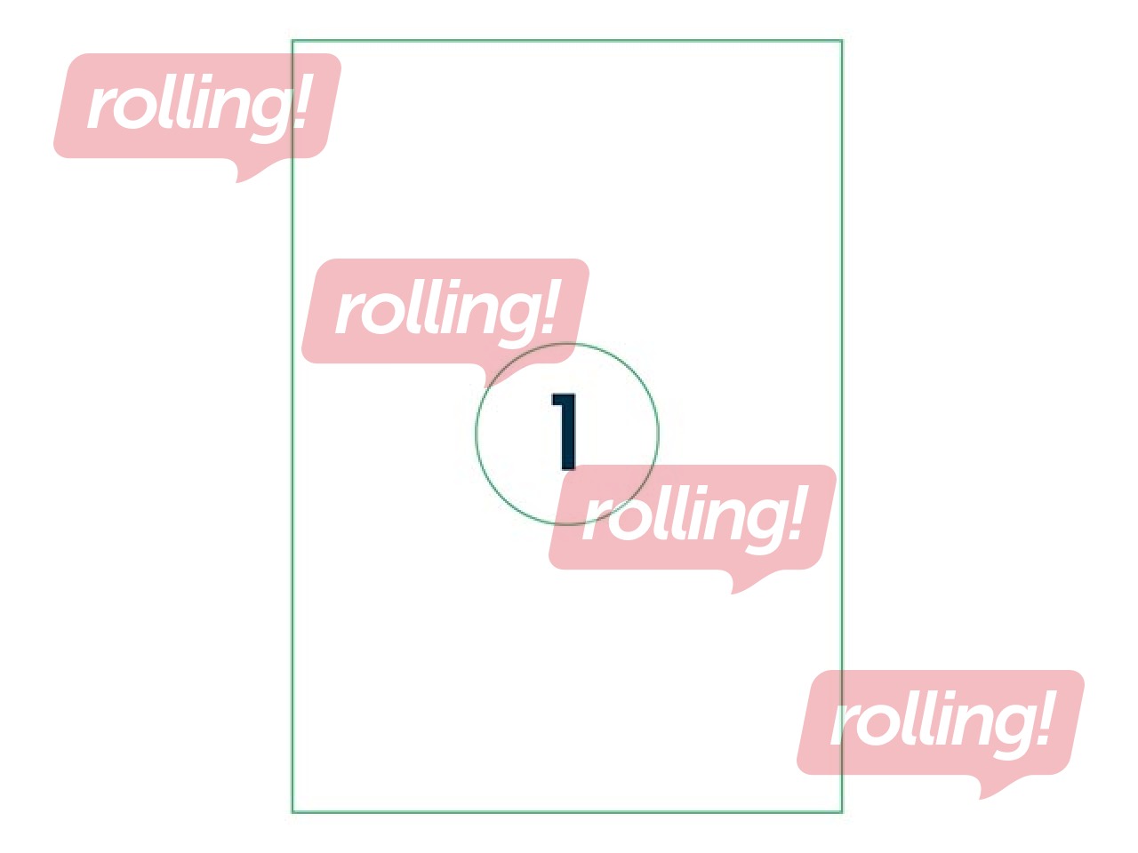 Labels Rillprint, A4, 210x297 mm, 100 sheets, white