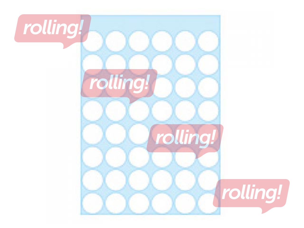Multi-purpose labels Herma,13 mm, white