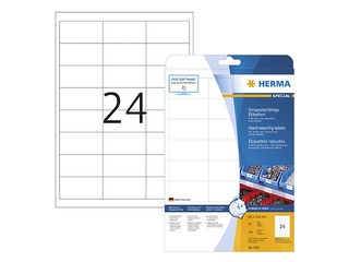 Uzlīmes Herma Special, A4, 66x33.8 mm, 25 loksnes, saldētavai
