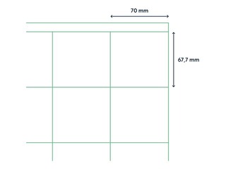 Labels Rillprint, A4, 70x67.7 mm, 100 sheets, white 