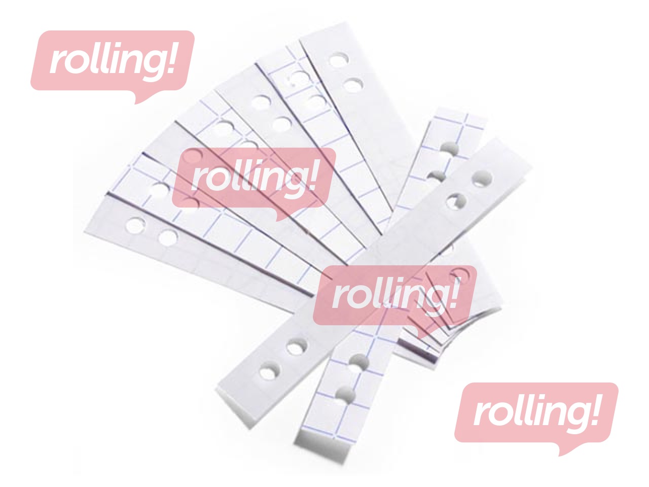 Reinforcement strips Durable, transparent, 50 pcs.