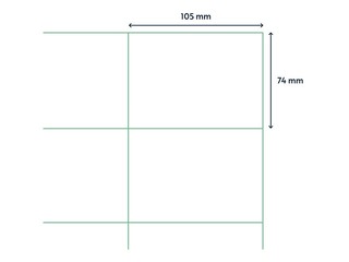 Etiketid Rillprint, A4, 105x74 mm, 1000 lehte, valge