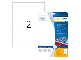 Самоклеящиеся этикетки Herma 210x148 мм, 25 листов, белые