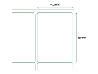 Sildid Rillprint, A4, 99,1 x 139 mm, 100 lehte, valge 