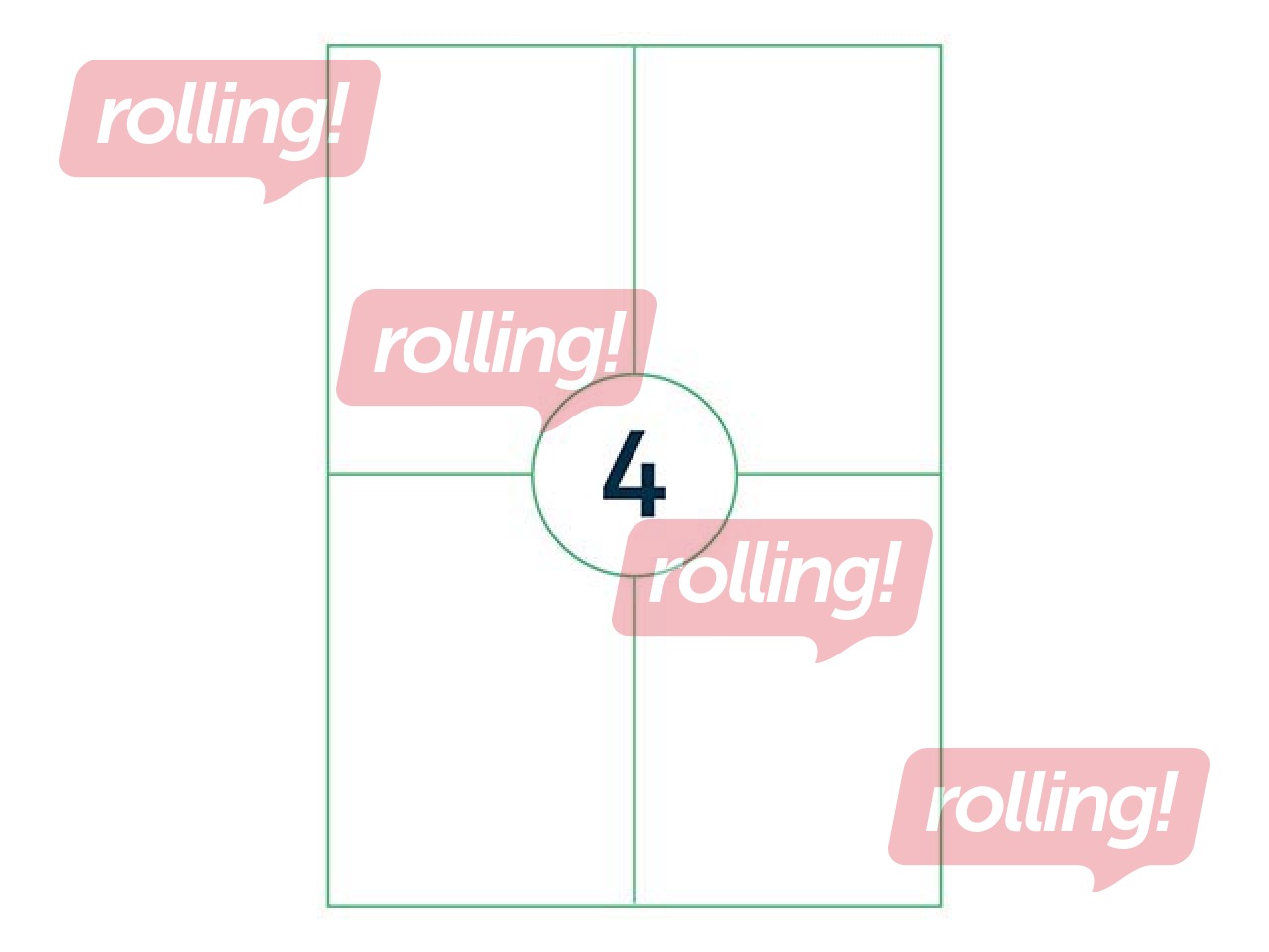 Etiketid Rillprint, A4, 105x148 mm, 100 lehte, valge 