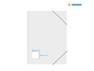 Kleebised Herma, QR-kood, A4, 40x40mm, valged, vastupidavad, 25 lehte