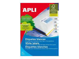 Этикетки APLI ILC 70x25.4мм, 100 листов, 33 этикетки на листе