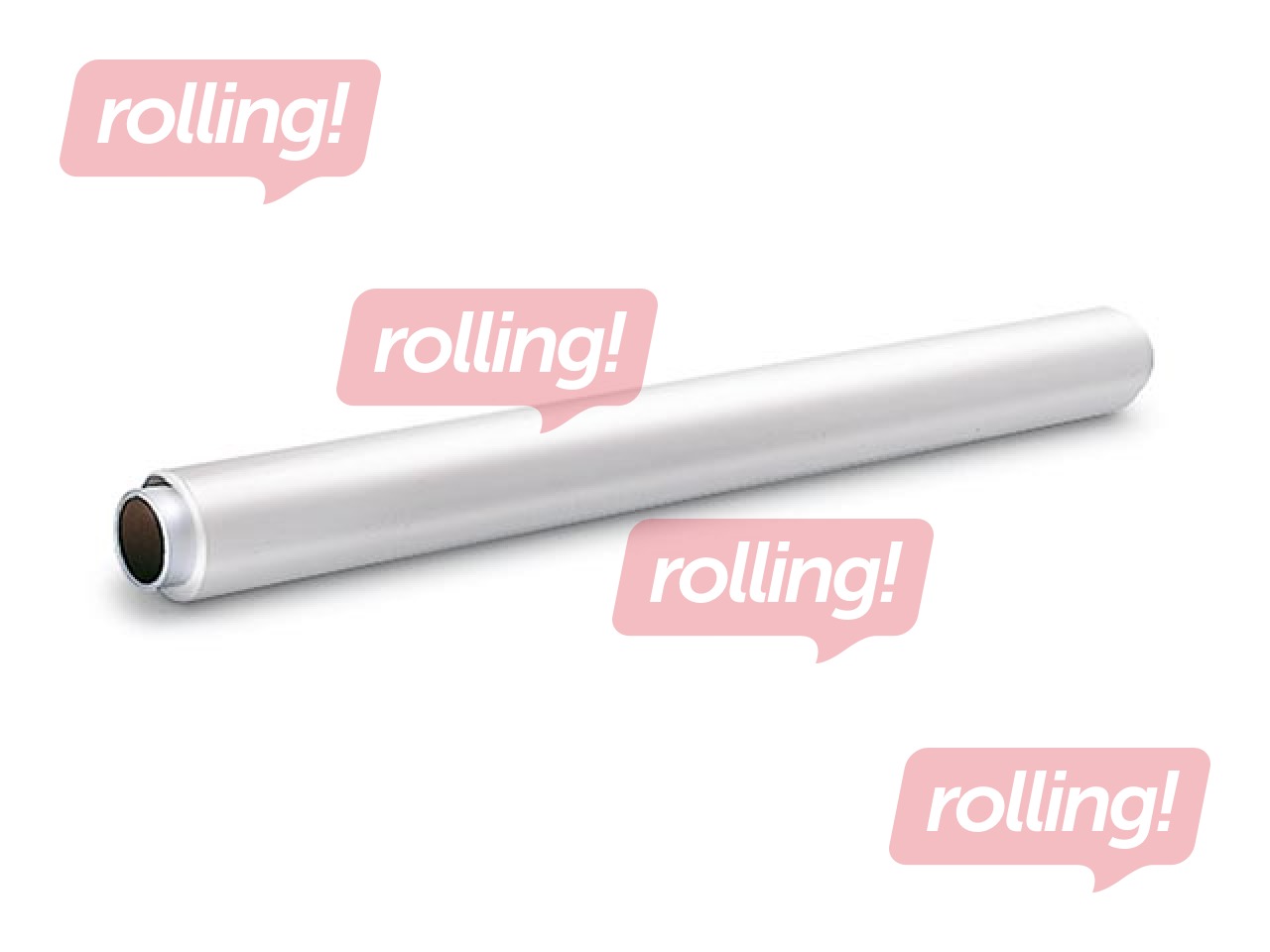 Electrostatic foil PIN-ON-FOLIE, white, 60cm x 20m