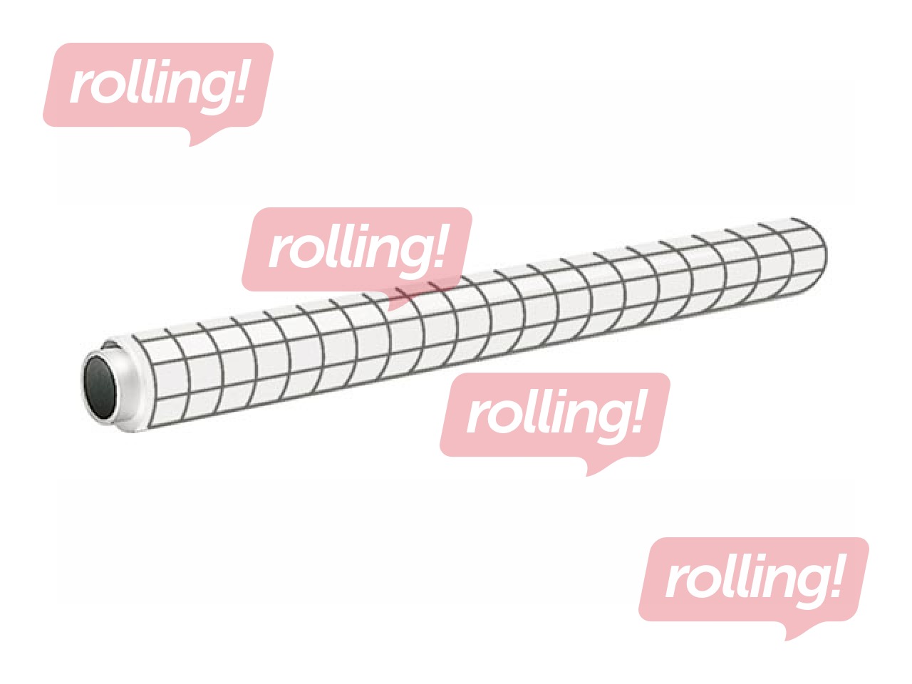Elektrostaatiline foolium PIN-ON-FOLIE, valge, ruudukujuline, 60cm x 20m