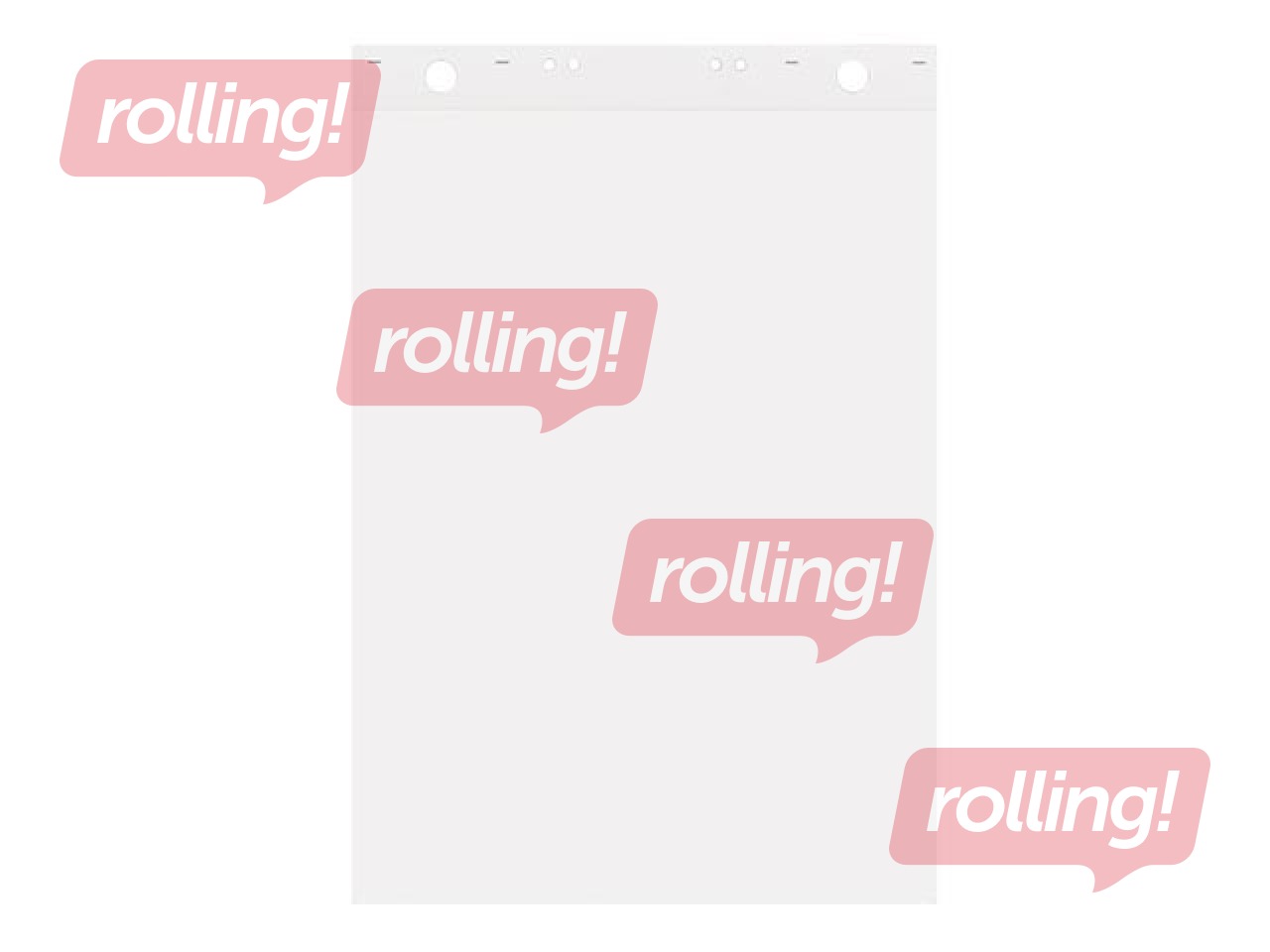 Loengutahvli paber Forofis, valge, 65x100cm, 50 lehte