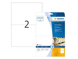Transparent labels Herma Special, A4, 210x148 mm, 25 sheets