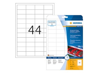 Transparent labels Herma Special, A4, 48.3x25.4 mm, 25 sheets