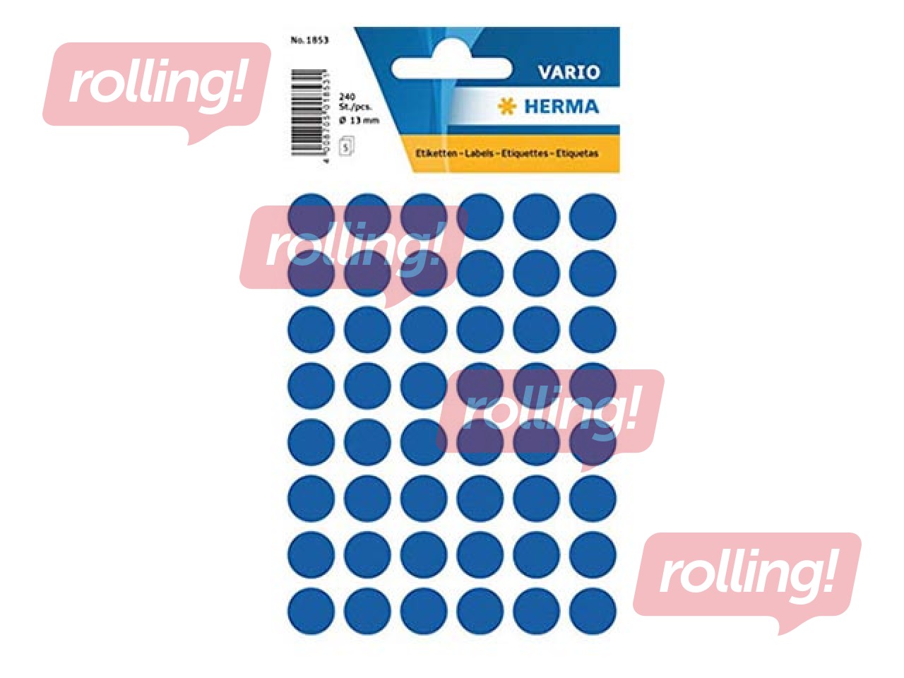 Multi-purpose labels Herma, 13 mm, dark blue