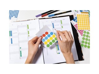 Multi-purpose labels Herma, 13 mm, black