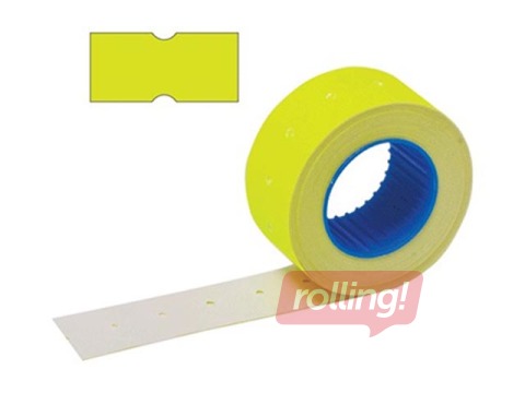 Marķēšanas uzlīmes 21.5 x 12 mm, dzeltenas