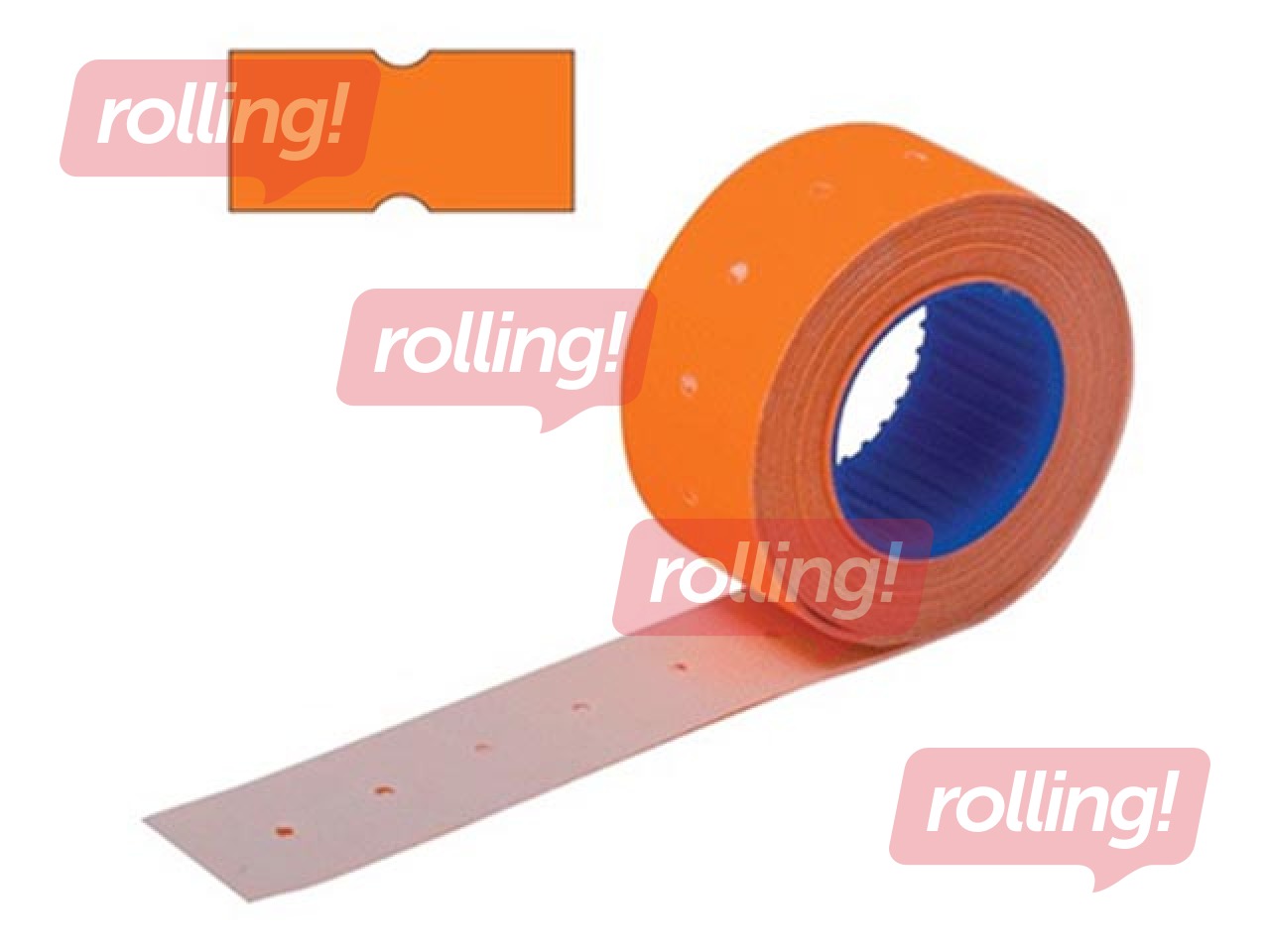 Märgistussildid 21.5 x 12 mm, oranž