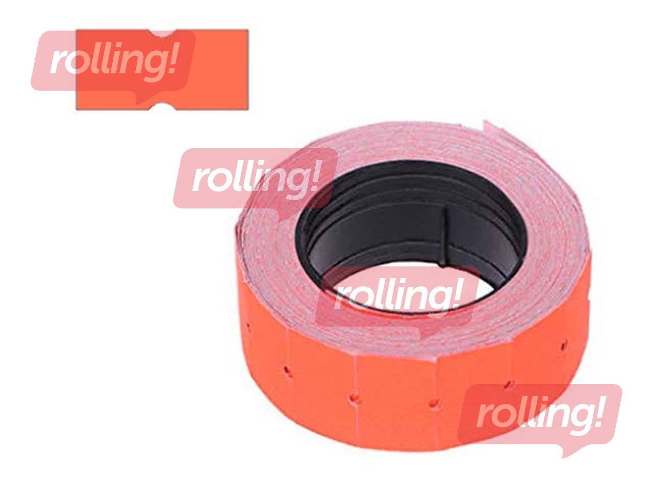 Marking labels 21.5 x 12 mm, red