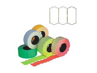 Marķēšanas uzlīmes 22 x 12 mm, baltas