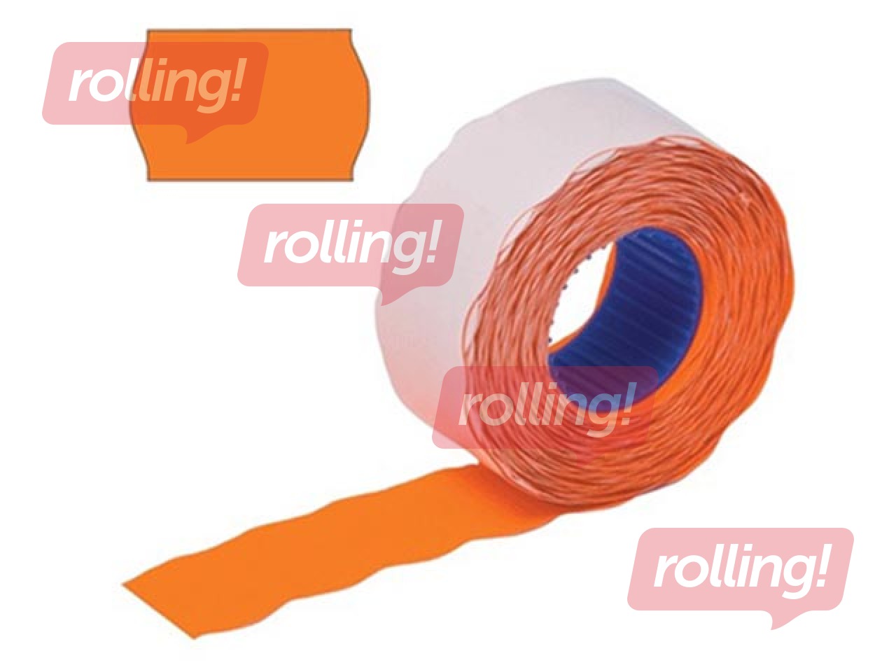 Marķēšanas uzlīmes 26 x 16 mm, oranžas