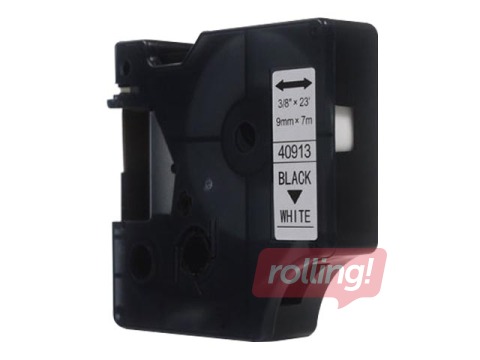 Alternatīva marķēšanas lente DYMO D1, 12 mm x 7 m, melni burti uz dzeltena fona (S0720580)