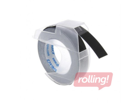 Markeerimislint Dymo, 3D, 9 mm x 3 m, plastik, valge