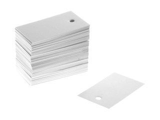 Tags 49x28mm, 100pcs., white