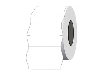 Marķēšanas uzlīmes 26x16mm, ar vieglu līmi, baltas