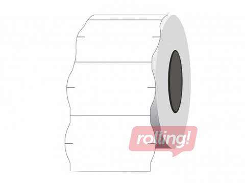 Маркировочные наклейки, с лёгким клеем, белые, 26x16мм, 1000шт