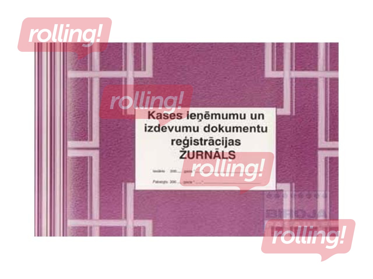 Kassa sissetulekute ja kulude dokumentide registreerimise päevik, A4, 24 lehte