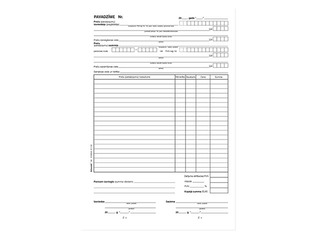 Saateleht, A4, isekopeeriv, 4 eksemplari, 25 komplekti