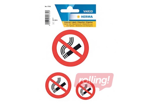 Informatiivne kleebis 'Suitsetamine keelatud'