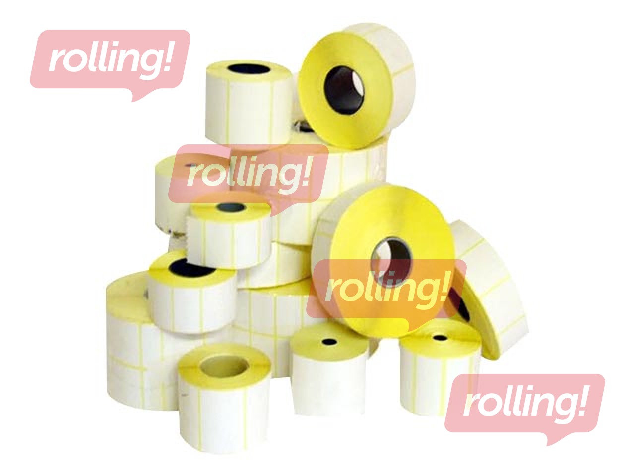 Termilised sildid rullis, 40x28 mm, TermoEko, 1000 pcs